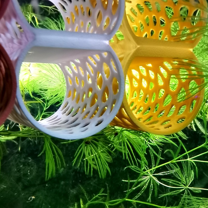 Aquarium Plants Live - نفق عائم للبيتا، بيت للروبيان، منطقة