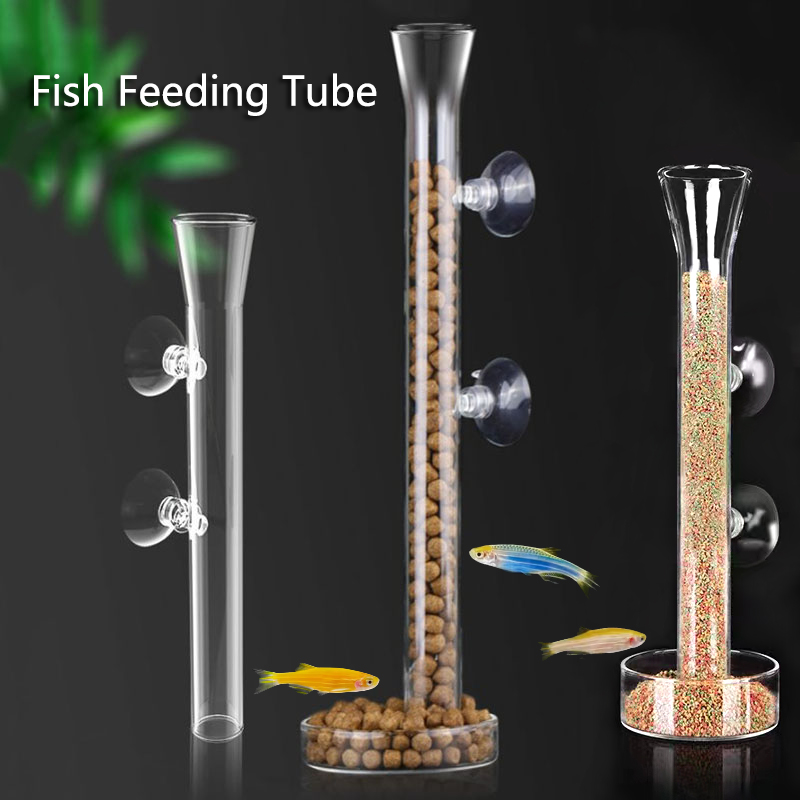 Aquarium Fertilizer - الزجاج حوض السمك المغذية أنبوب ،