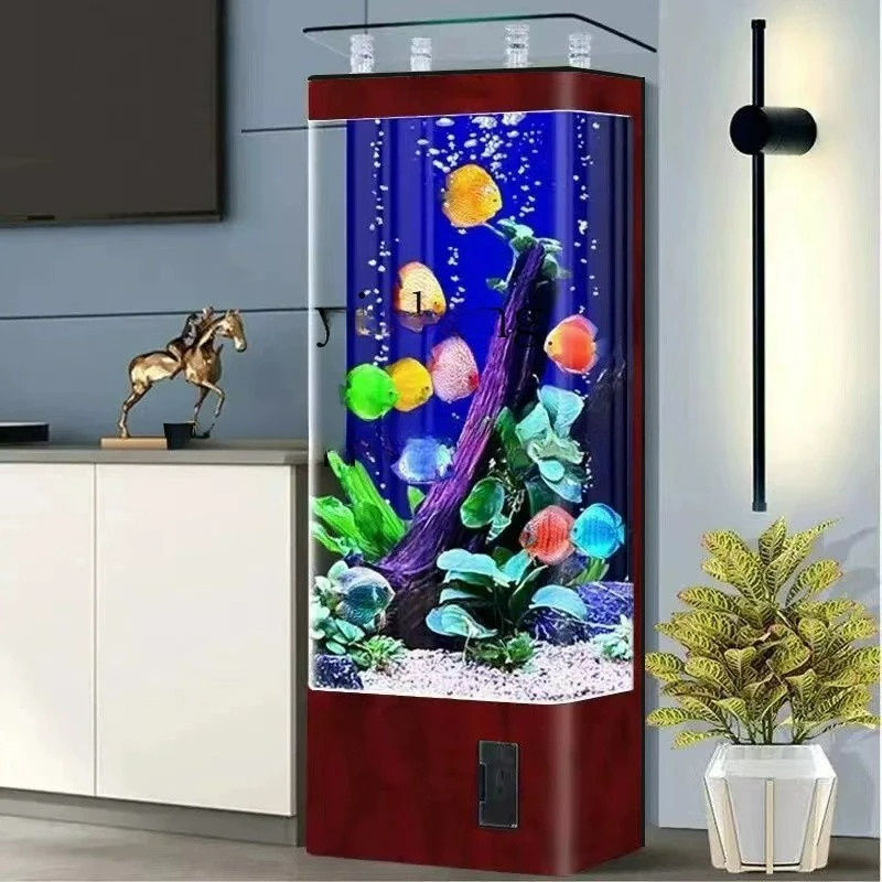 Aquarium Plant Substrate - حوض أسماك ذهبية منزلي عمودي من