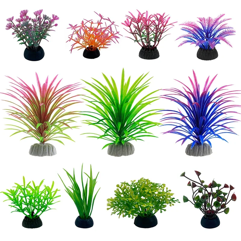 Live Plant Aquarium - بولي كلوريد الفينيل حوض السمك محاكاة