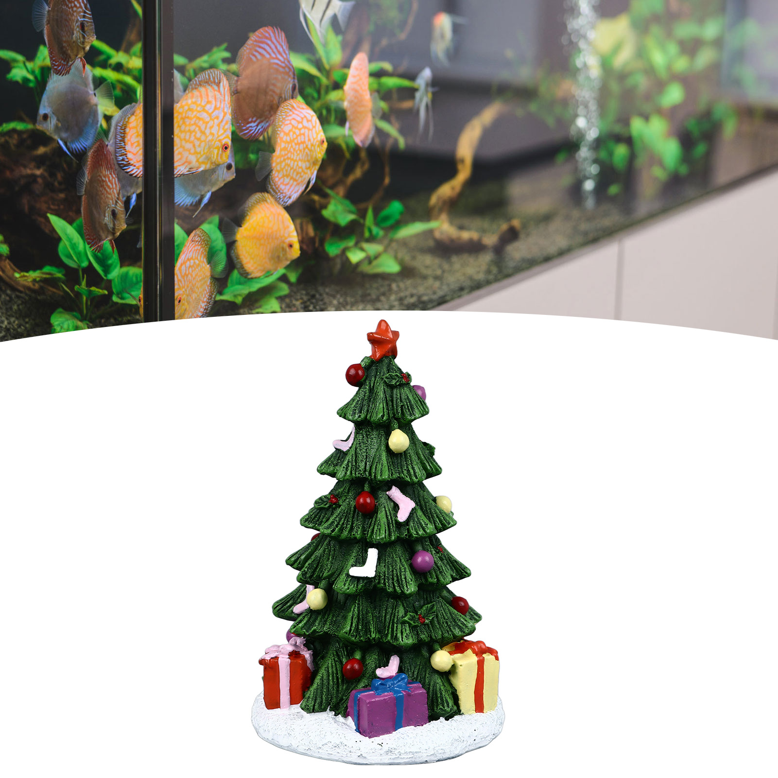 ZK20 Christmas Fish Tank Ornam - مراجعة Aquarium Plant Substrate وسعره