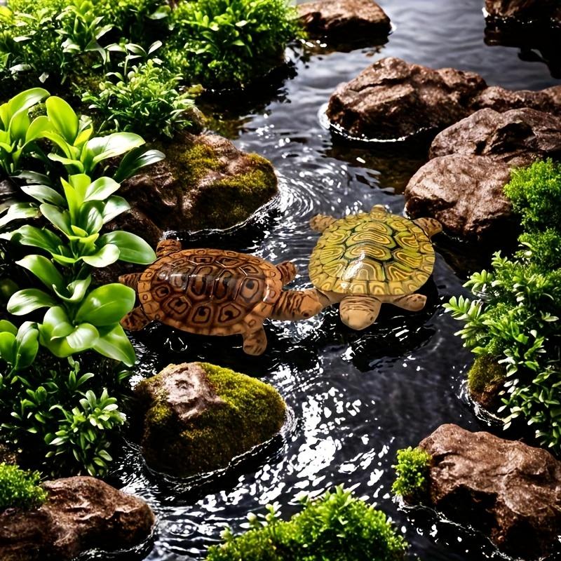 6 تماثيل سلحفاة صغيرة لتزيين أ - مراجعة Aquarium Moss وسعره