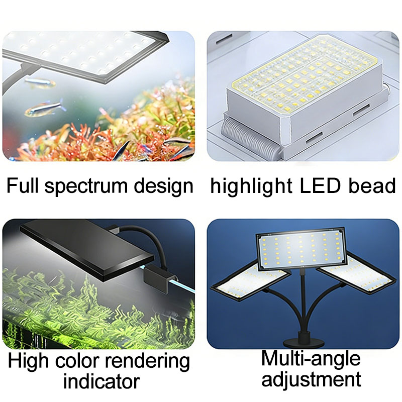 إضاءة LED كاملة الطيف لحوض الس - مراجعة Aquarium Plant Light وسعره