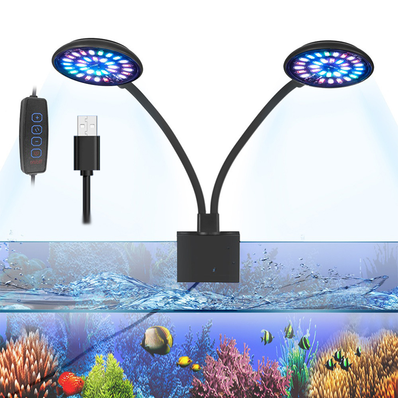USB حوض السمك مصباح ليد خزان ا - مراجعة Aquarium Plant Light وسعره