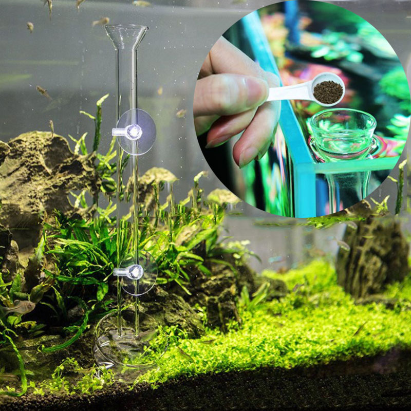 الزجاج حوض السمك المغذية أنبوب - مراجعة Aquarium Fertilizer وسعره