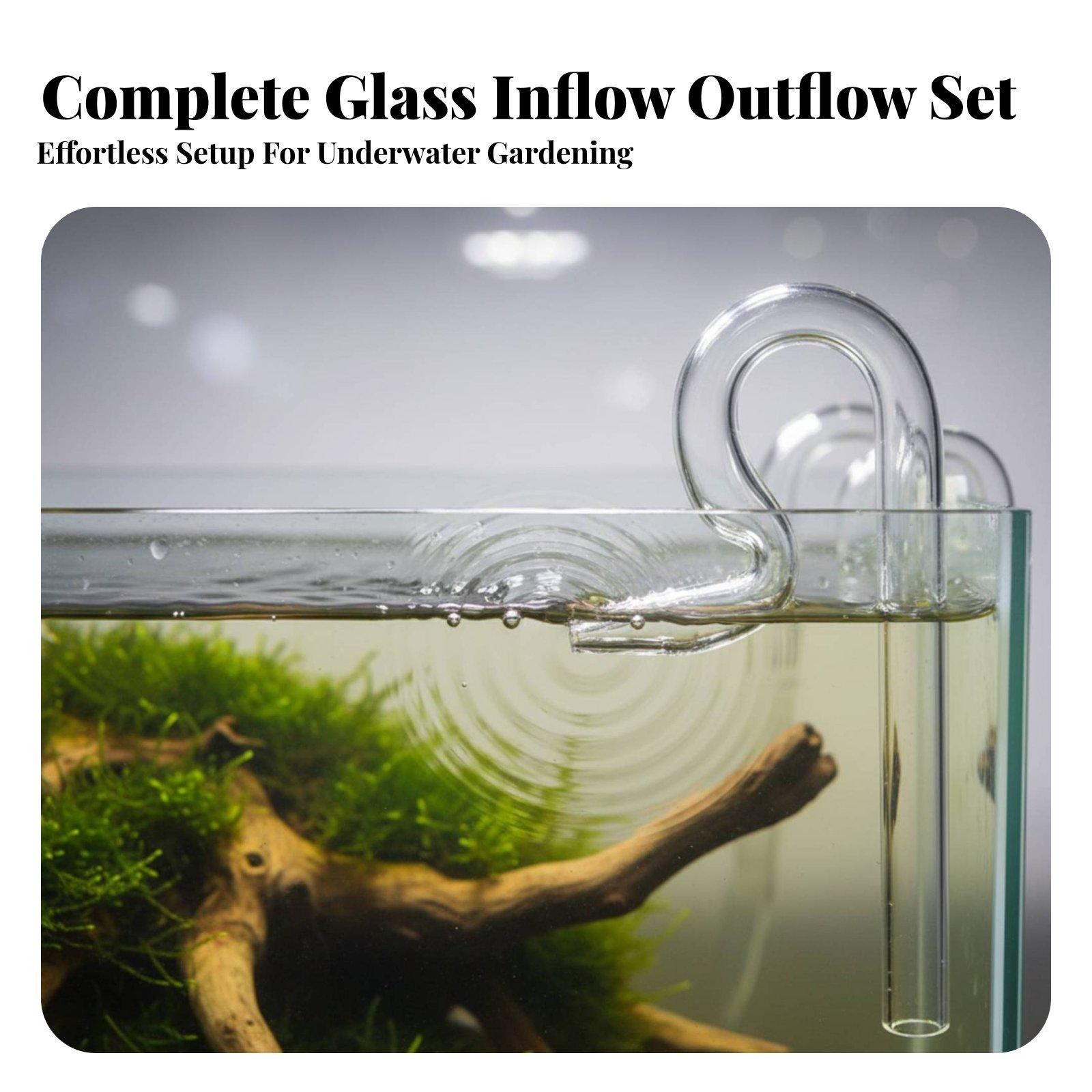 أنبوب زجاجي على شكل زهرة الزنب - مراجعة Aquarium Planted Tank Filter وسعره
