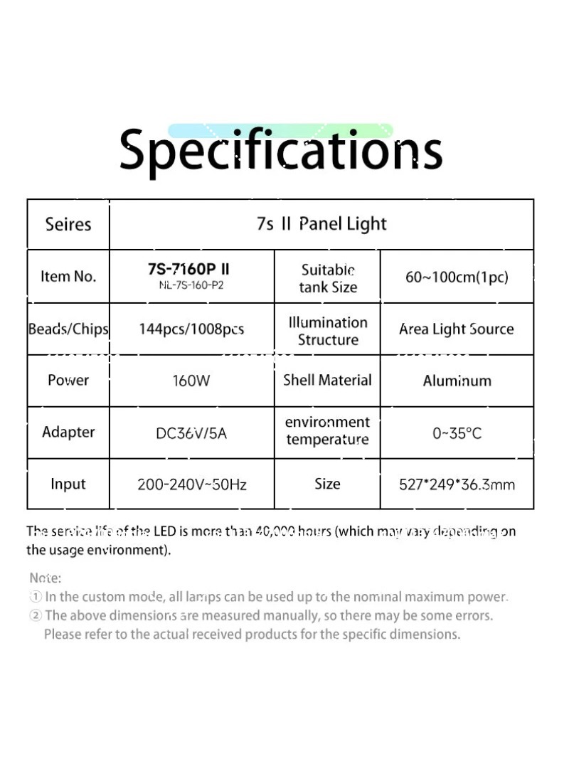 إضاءة LED للأحواض المائية بقوة - مراجعة Aquarium Plant Light وسعره